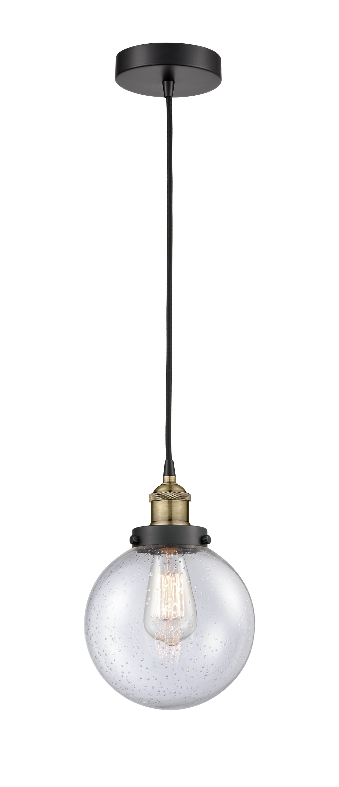 Edison Mini Pendant Antique Brass Finish