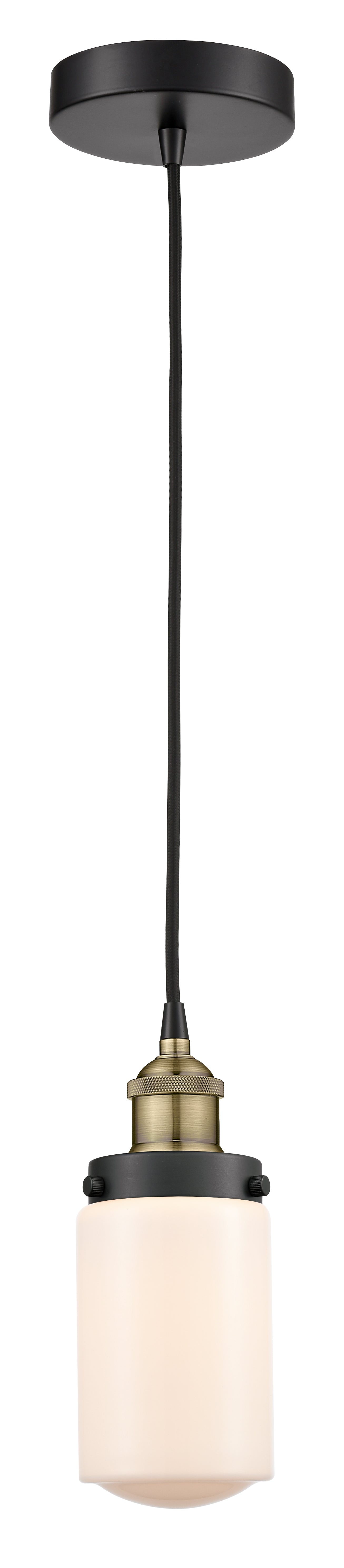 Edison Mini Pendant Antique Brass Finish