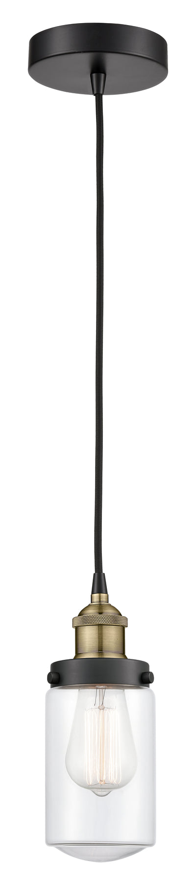 Edison Mini Pendant Antique Brass Finish