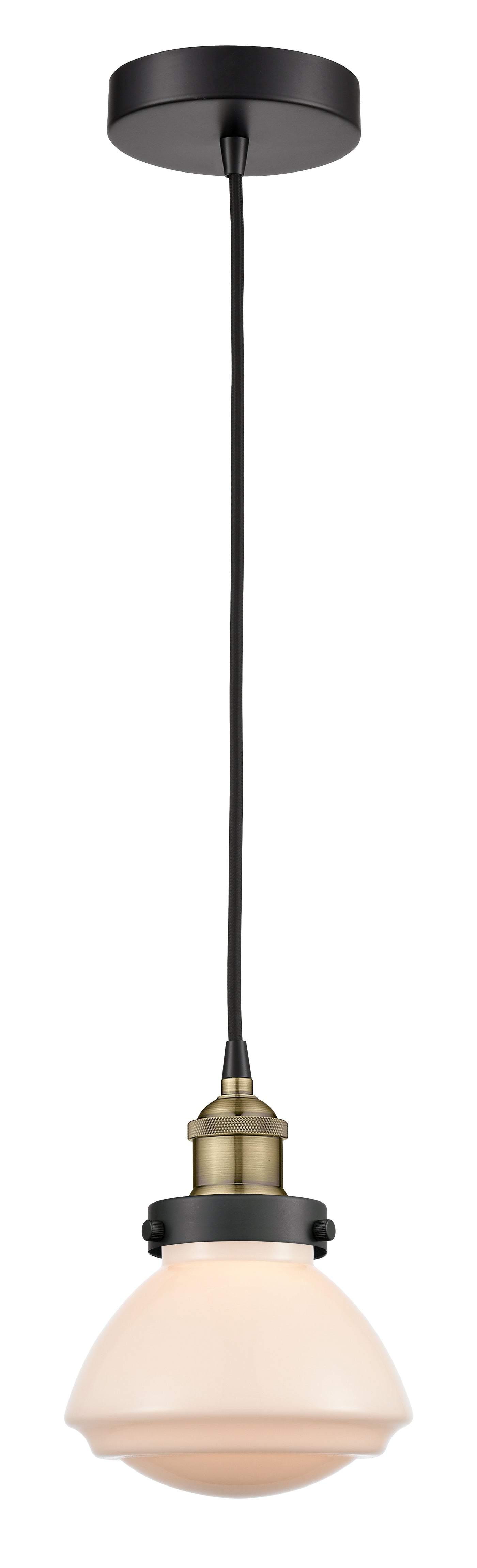 Edison Mini Pendant Antique Brass Finish