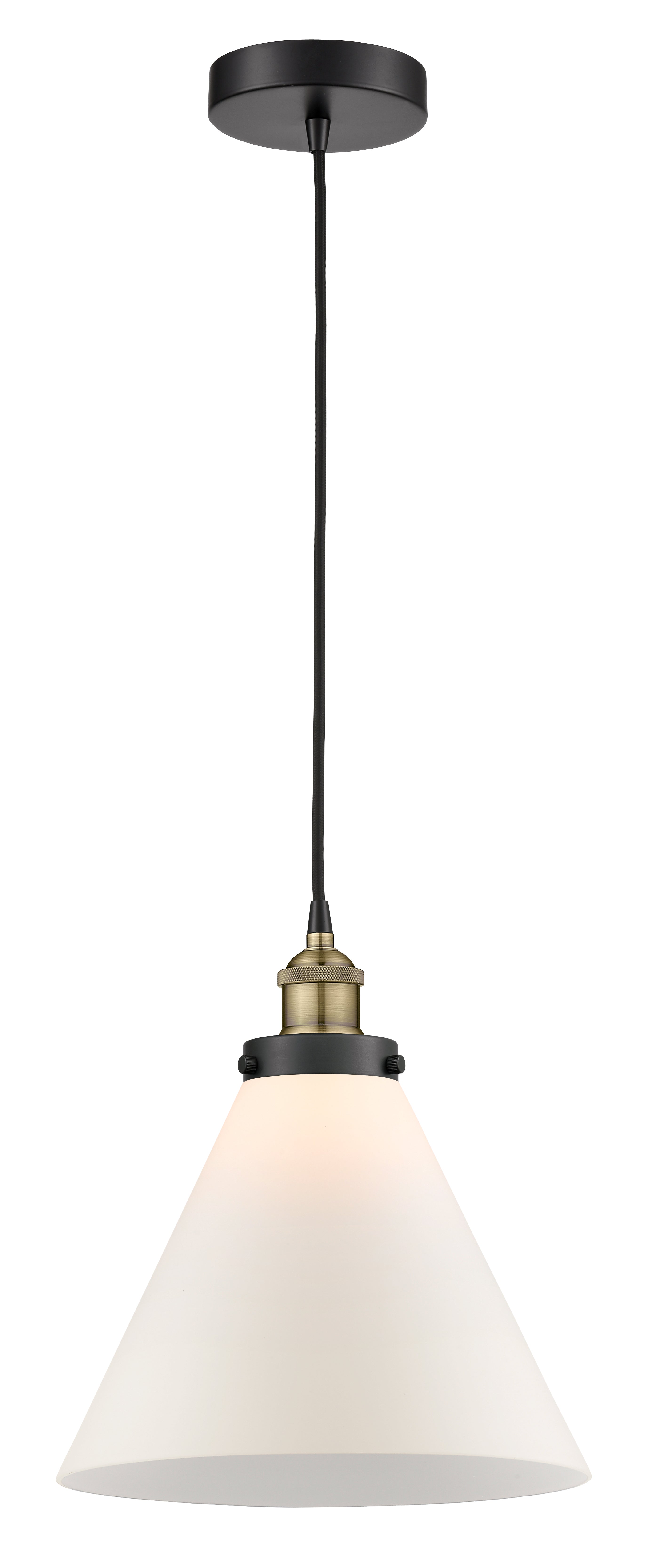Edison Mini Pendant Cast Antique Brass