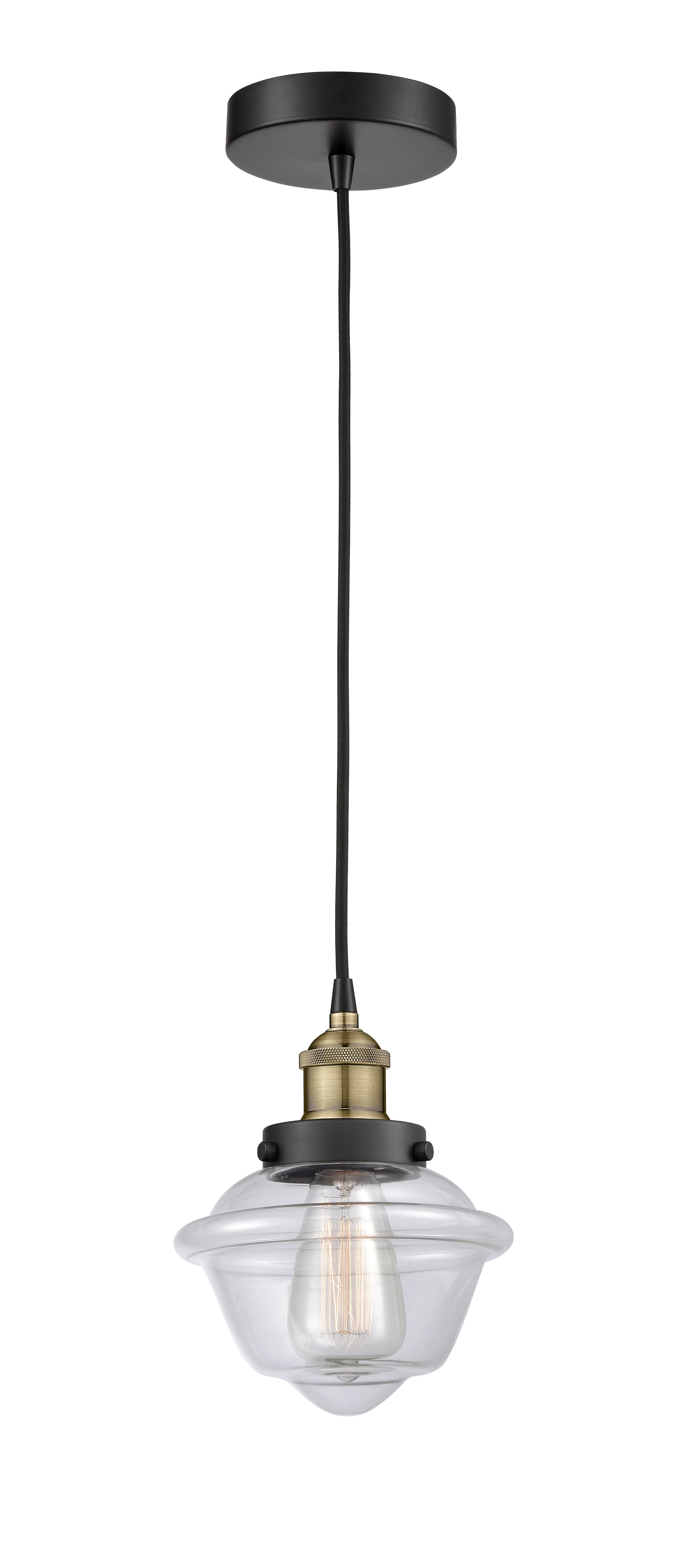 Edison Mini Pendant Antique Brass Finish