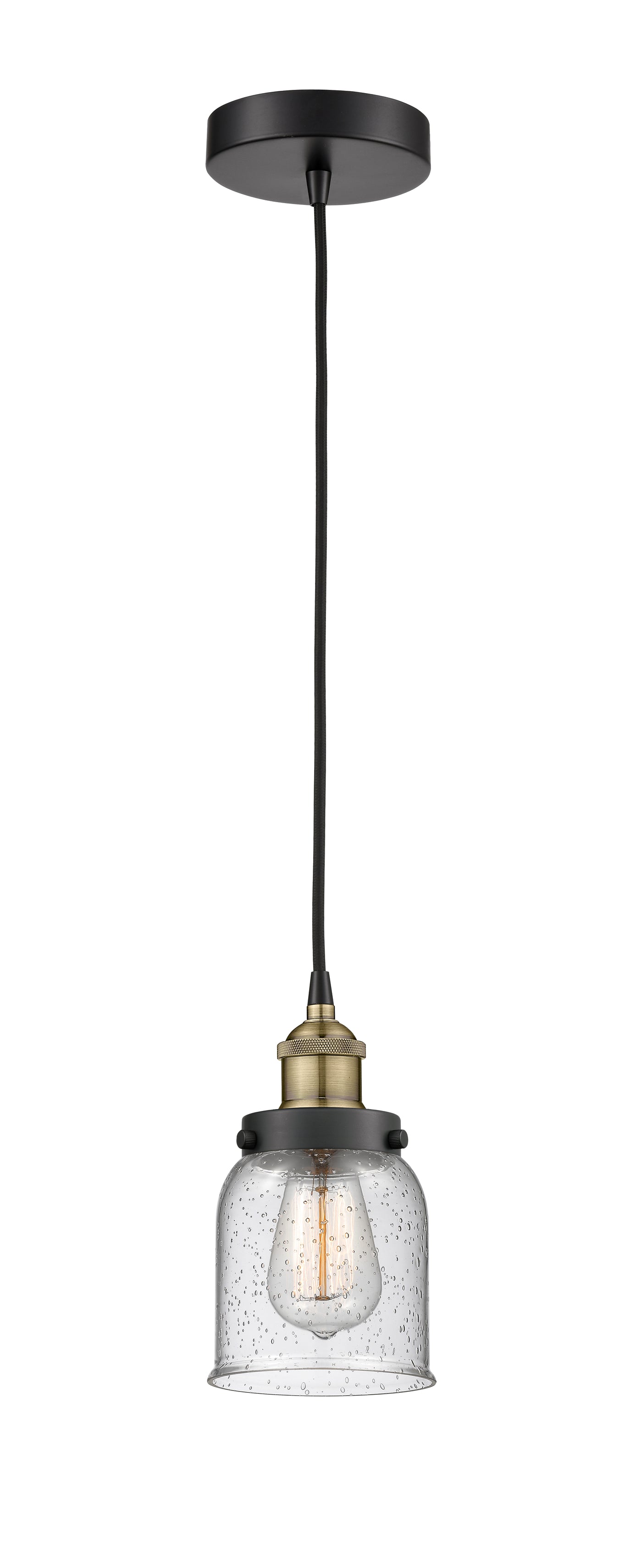 Edison Mini Pendant Antique Brass Finish