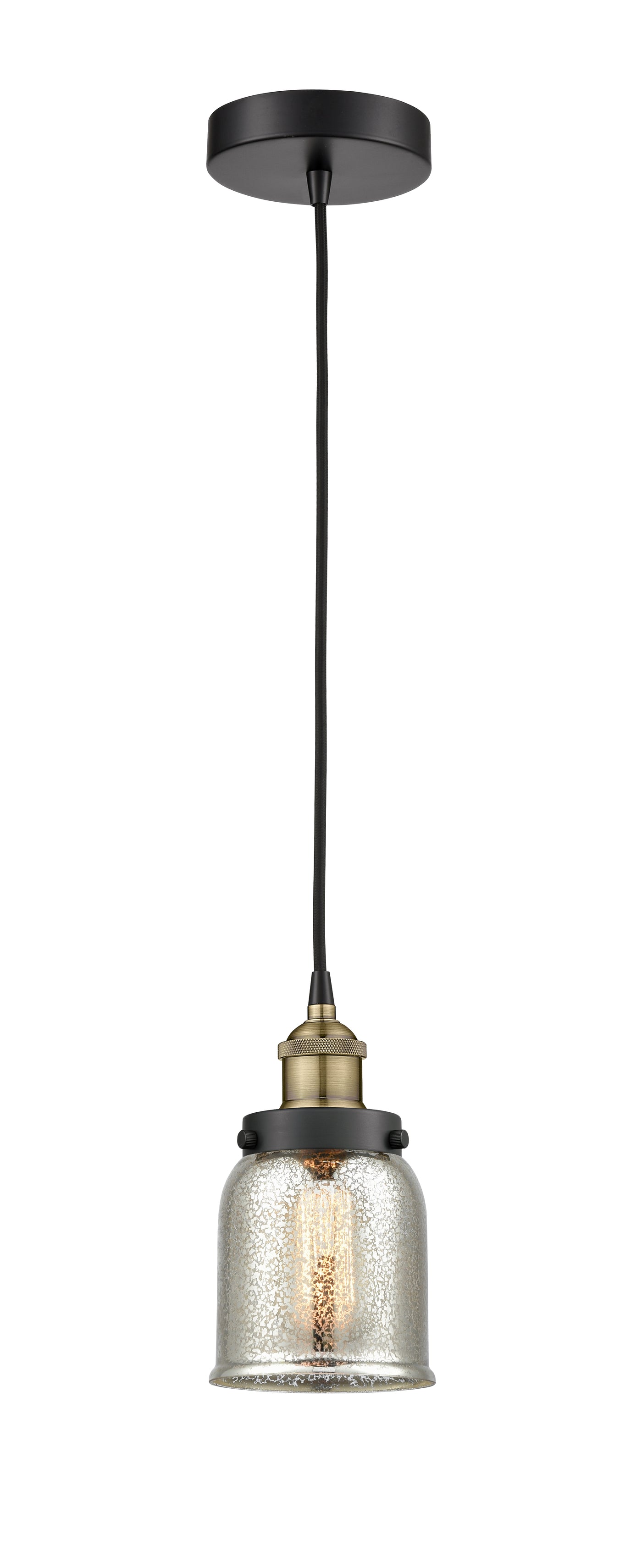Edison Mini Pendant Antique Brass Finish