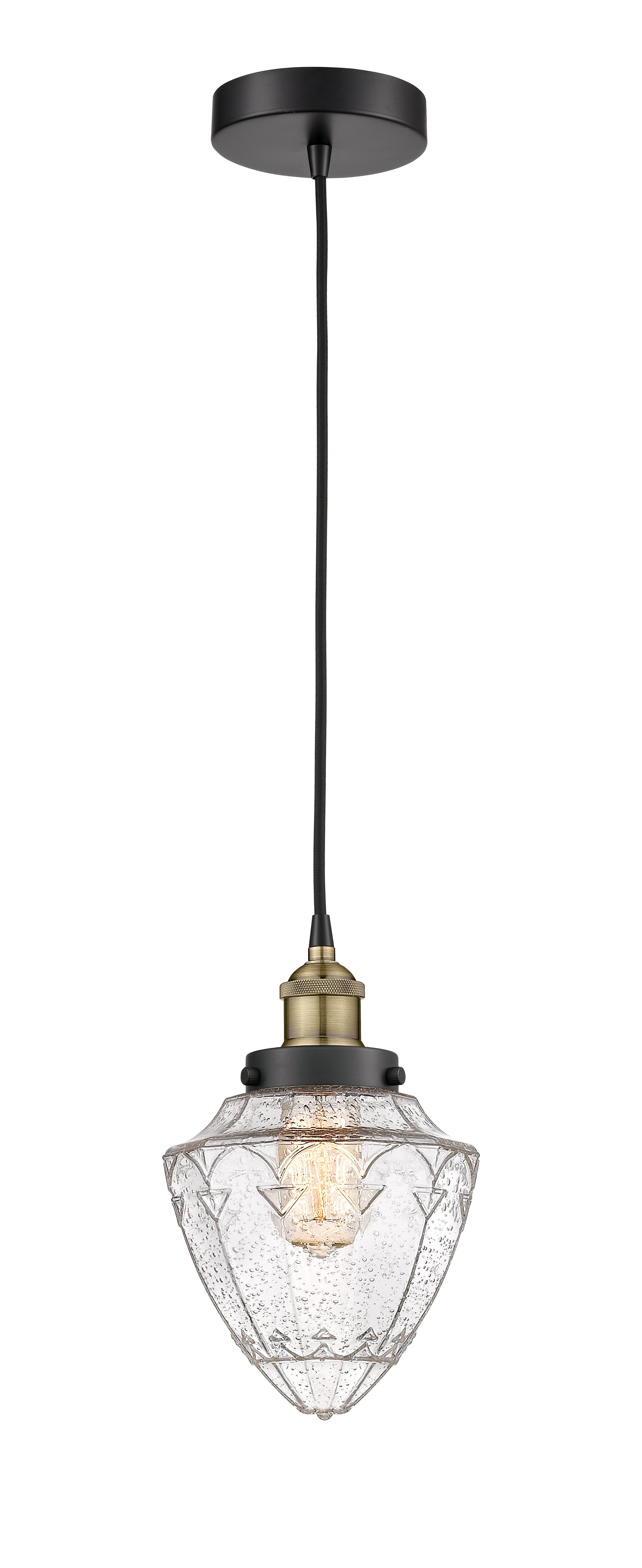 Edison Mini Pendant Antique Brass Finish