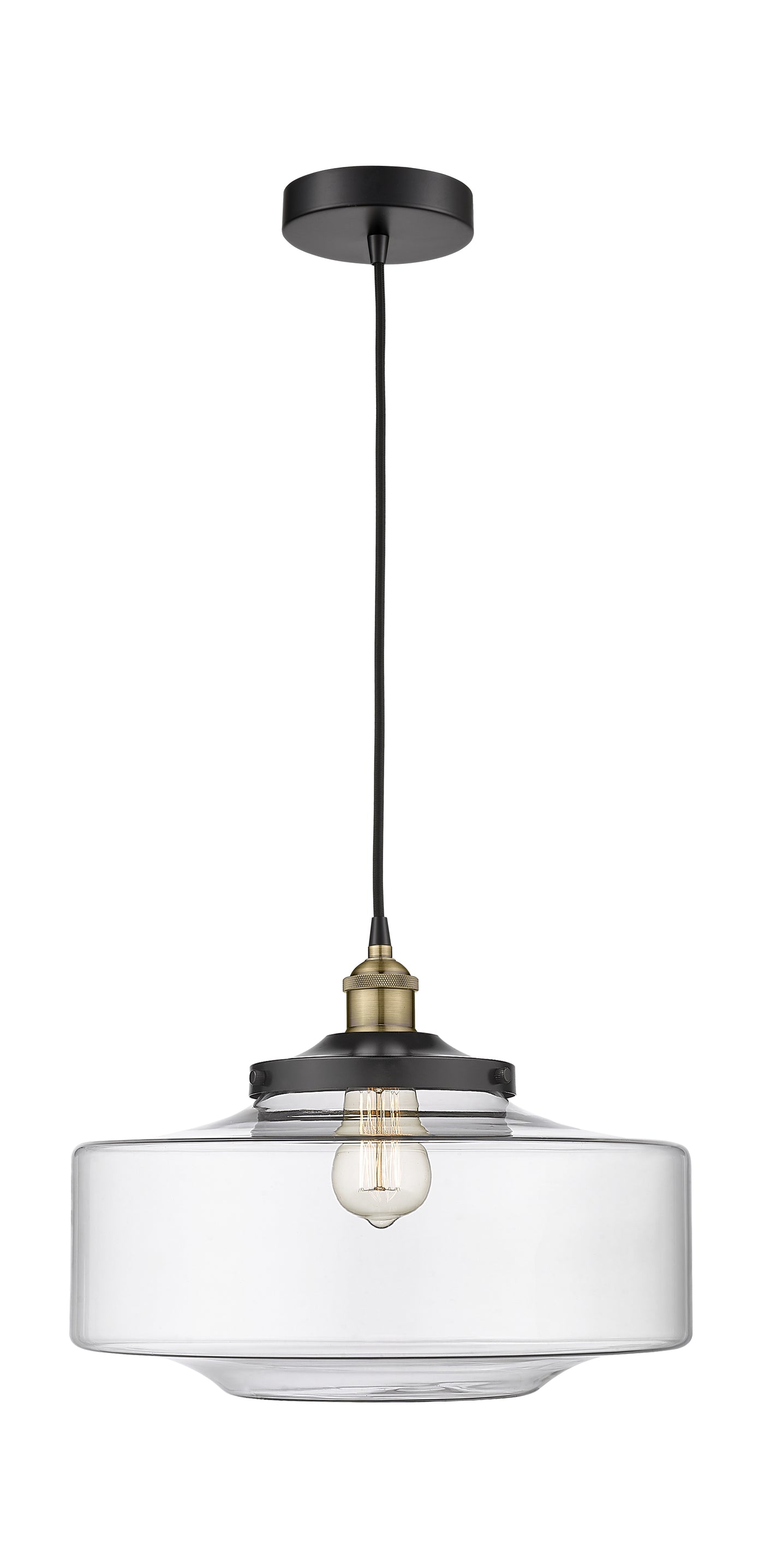 Edison Mini Pendant Antique Brass Finish