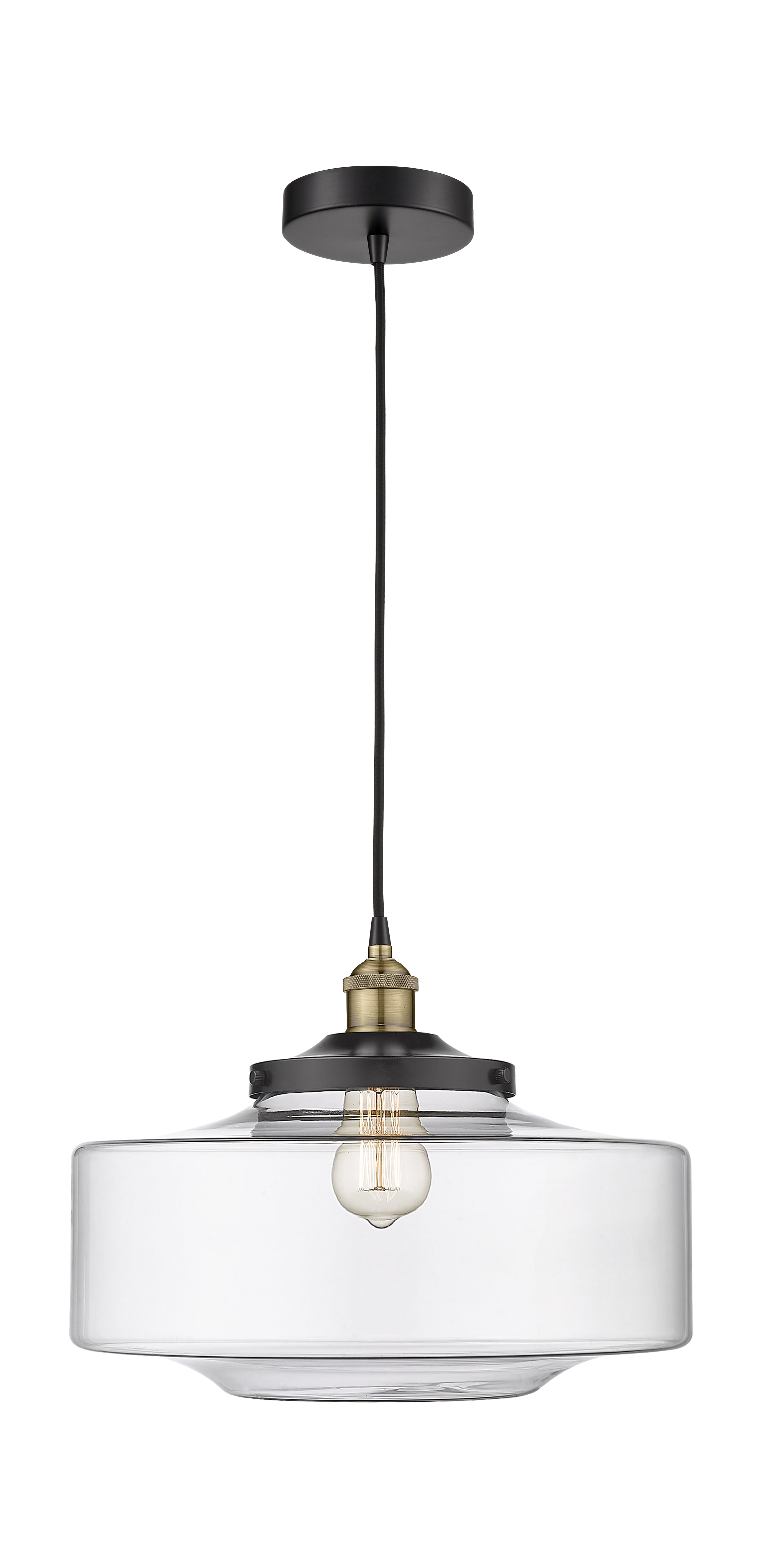 Edison Mini Pendant Antique Brass Finish