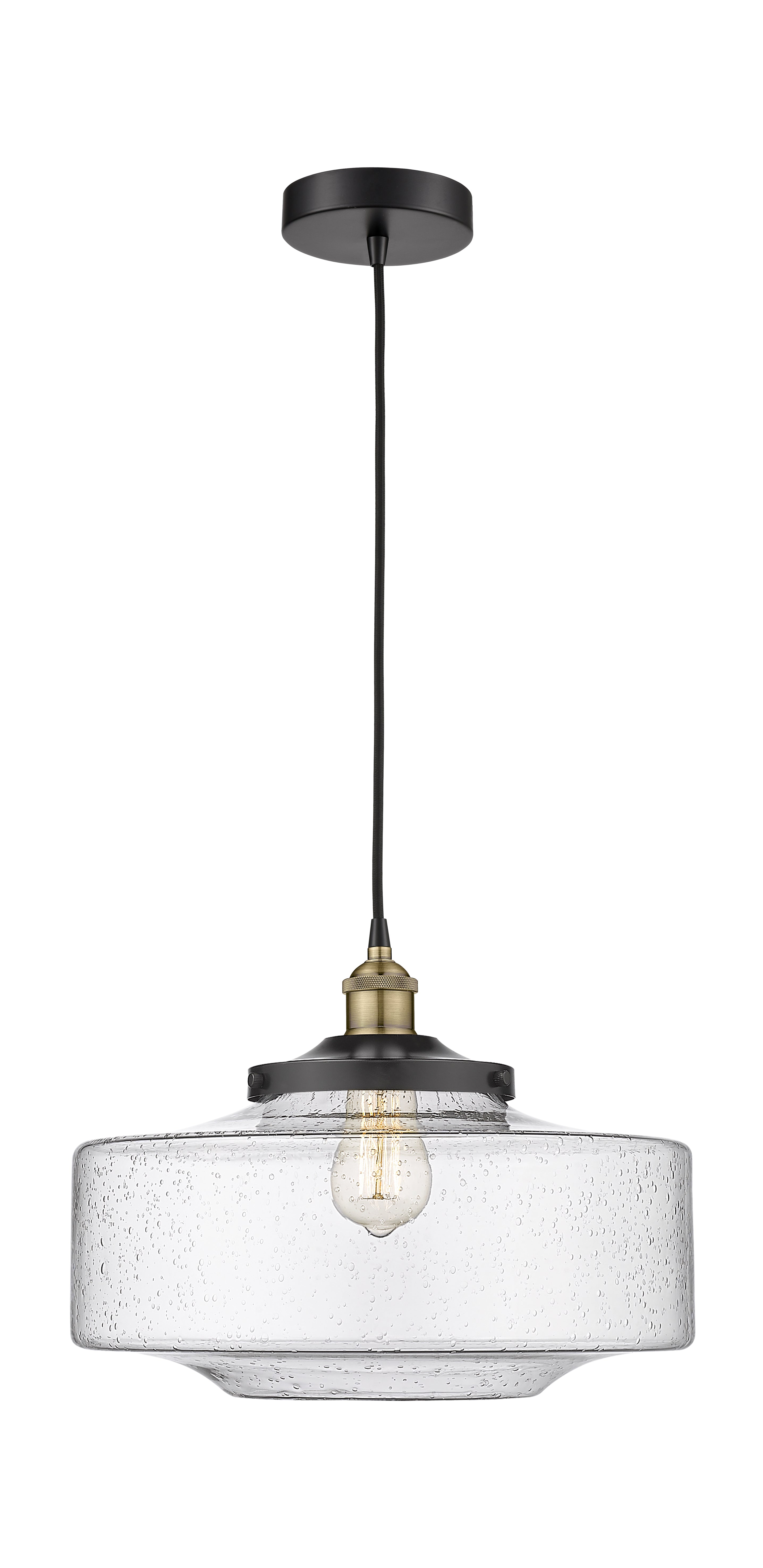 Edison Mini Pendant Antique Brass Finish