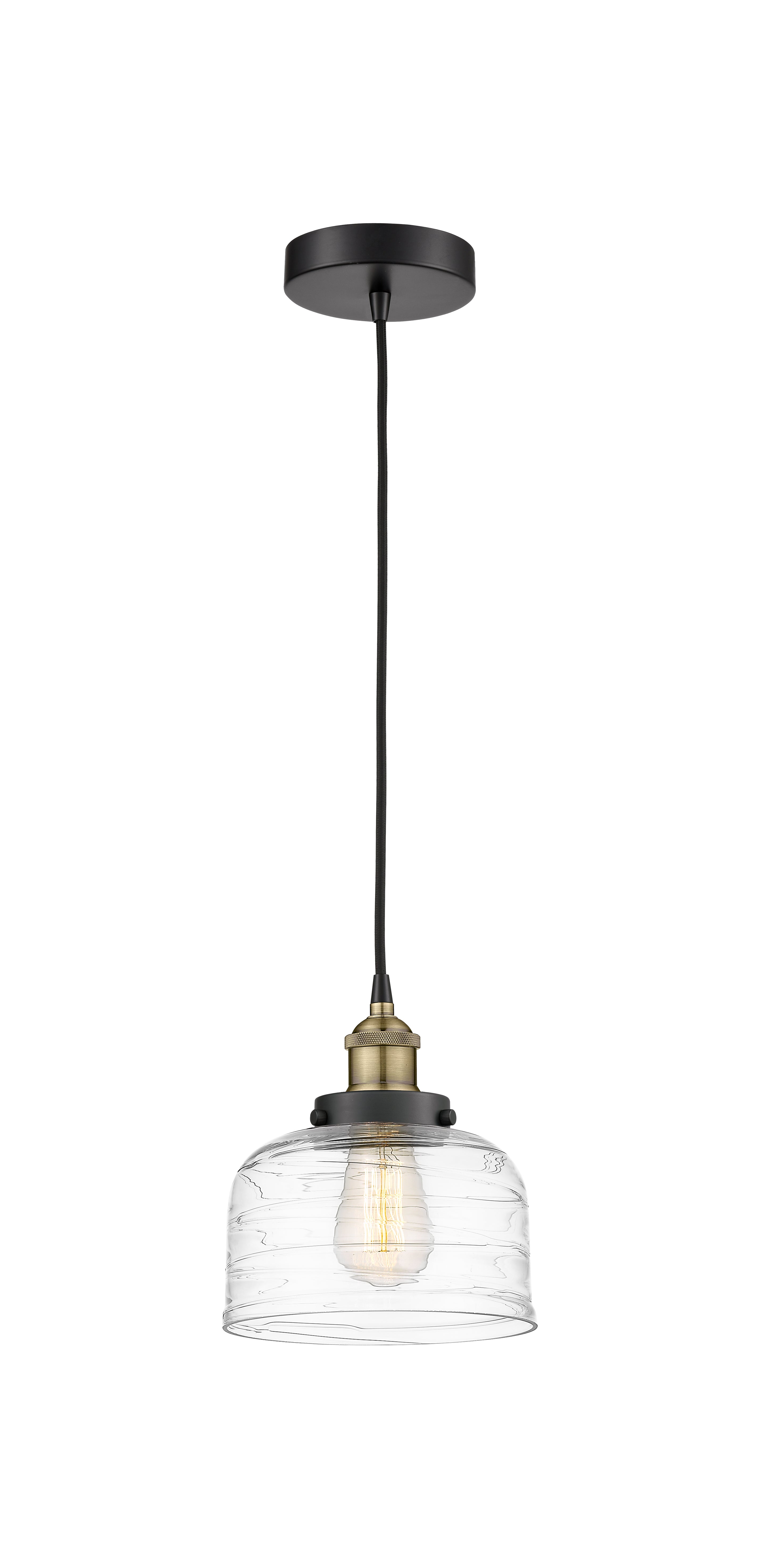 Edison Mini Pendant Antique Brass Finish