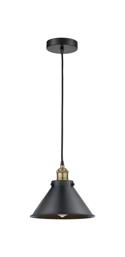 Edison Mini Pendant Antique Brass Cast Brass