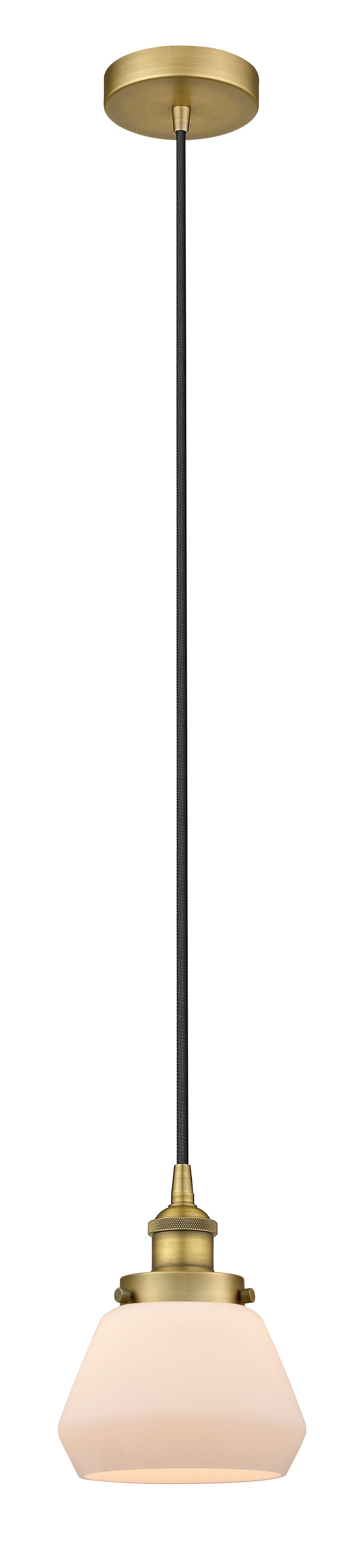 Edison Mini Pendant Antique Brass Finish