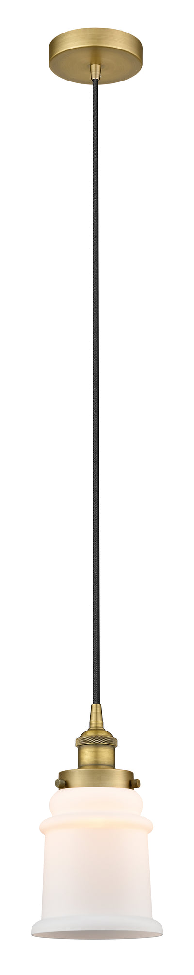 Edison Mini Pendant Antique Brass Finish