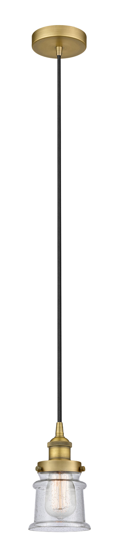 Edison Mini Pendant Antique Brass Finish