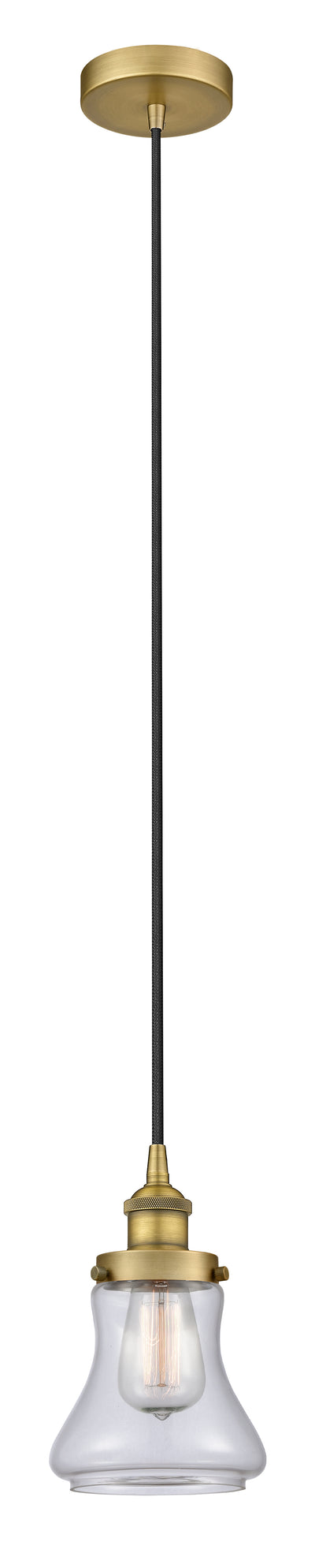 Edison Mini Pendant Antique Brass Finish