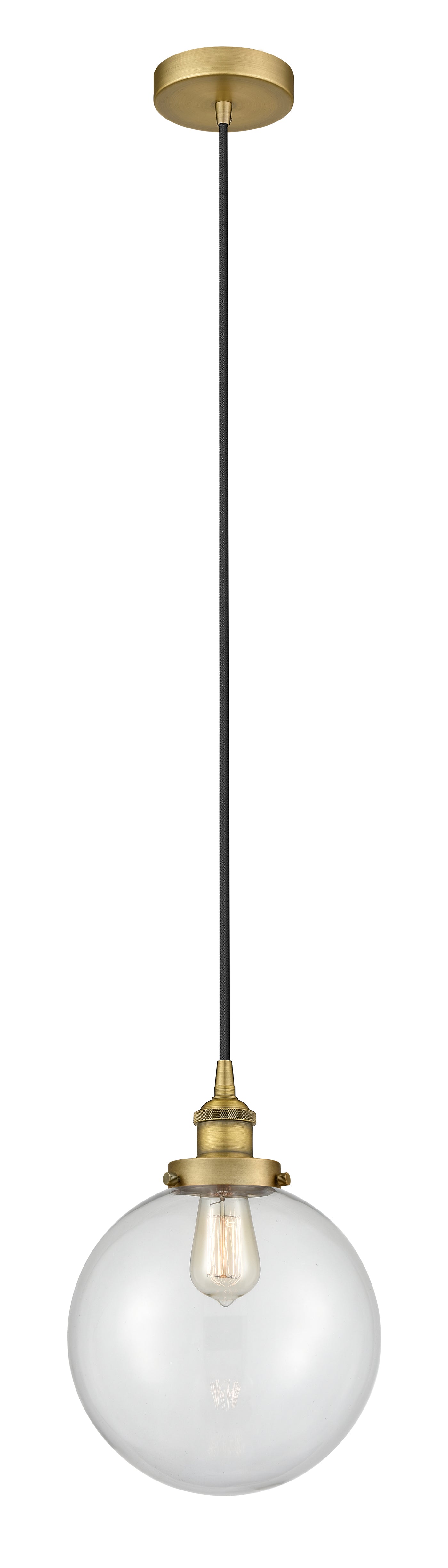 Edison Mini Pendant Antique Brass Finish