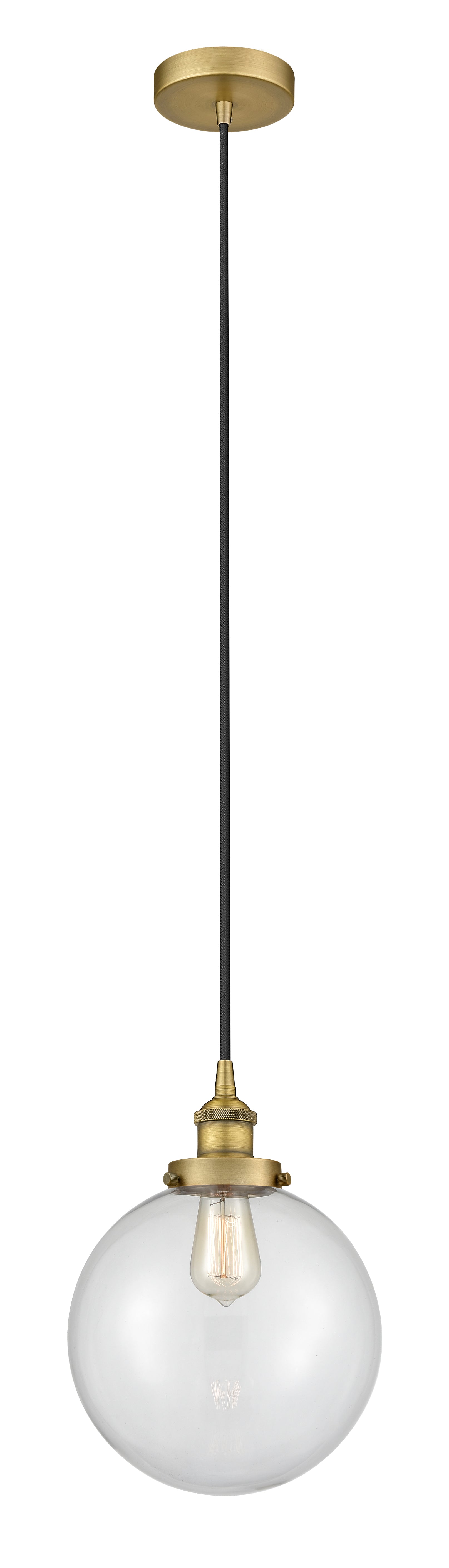 Edison Mini Pendant Antique Brass Finish