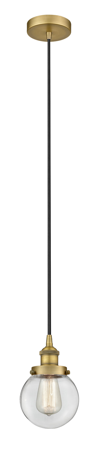 Edison Mini Pendant Antique Brass Finish