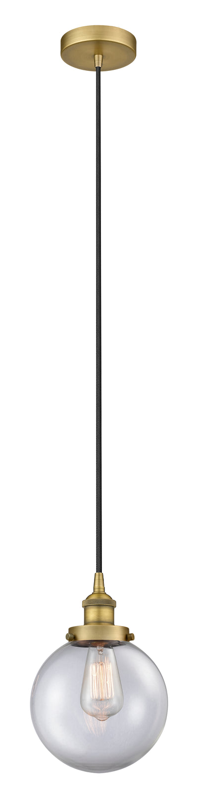 Edison Mini Pendant Antique Brass Finish