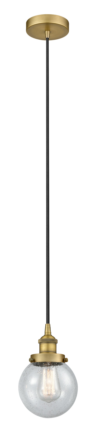 Edison Mini Pendant Antique Brass Finish