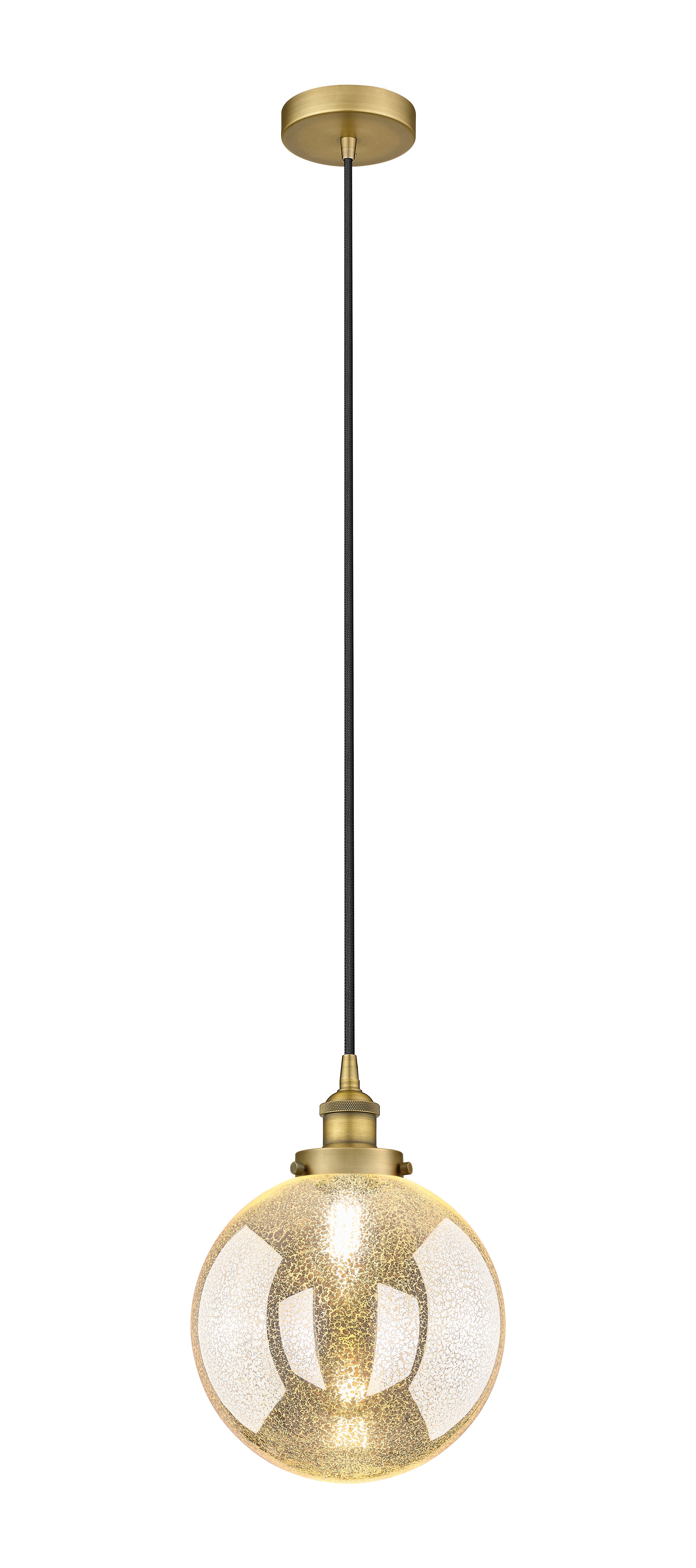 Edison Mini Pendant Antique Brass Finish