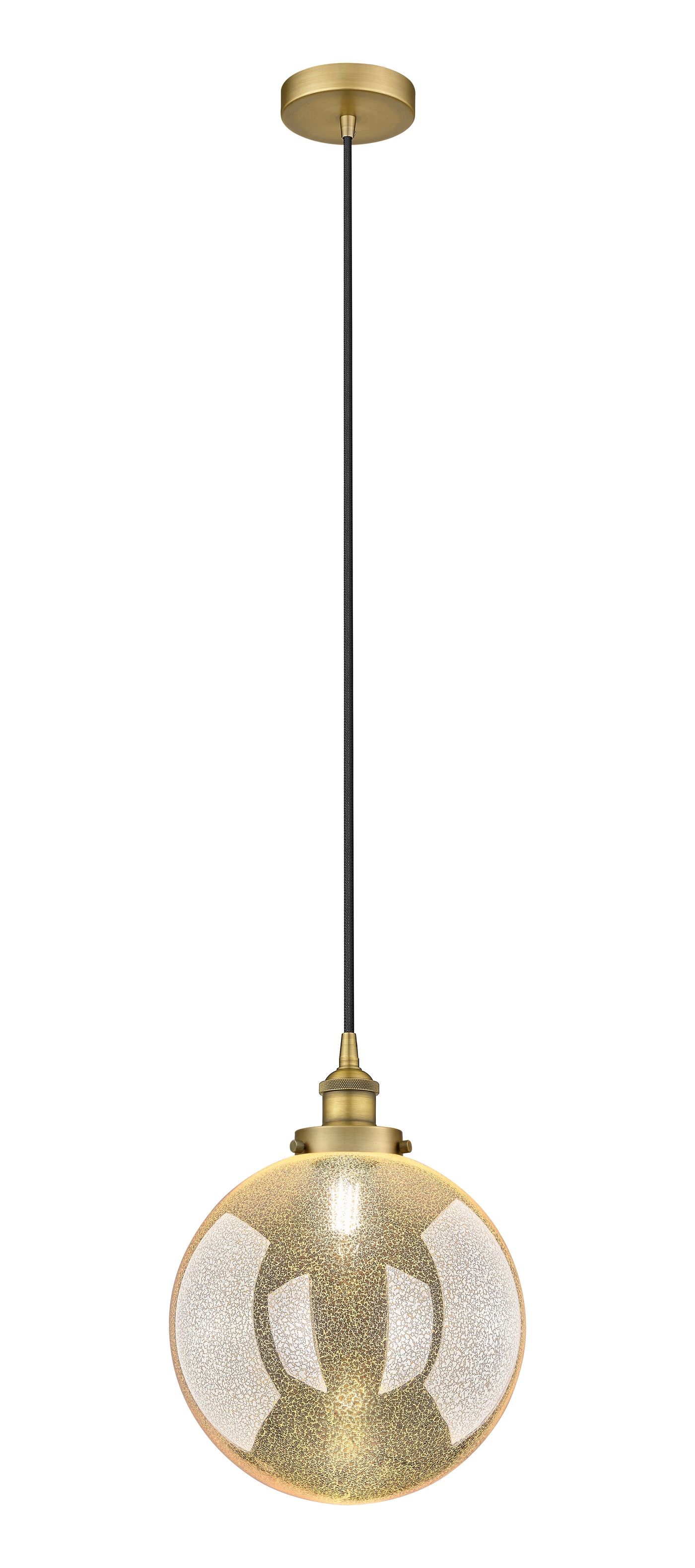 Edison Mini Pendant Cast Brass Antique