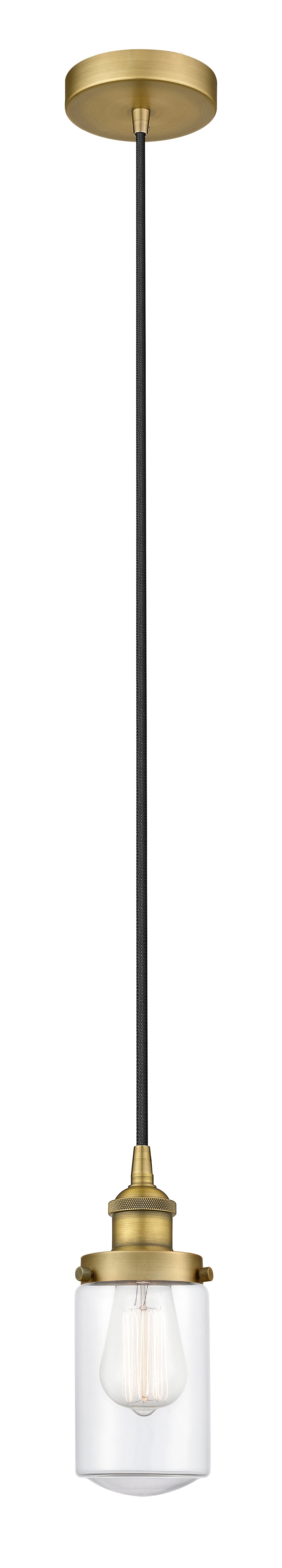 Edison Mini Pendant Antique Brass Finish
