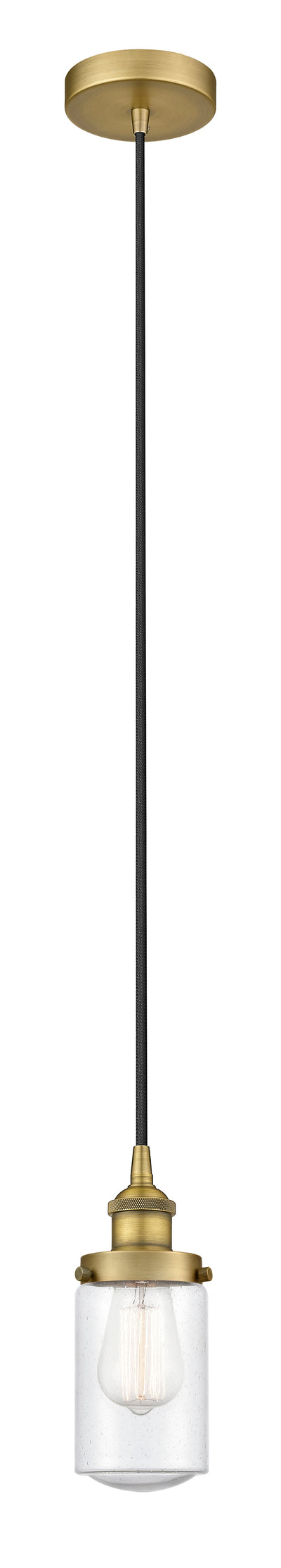 Edison Mini Pendant Antique Brass Finish