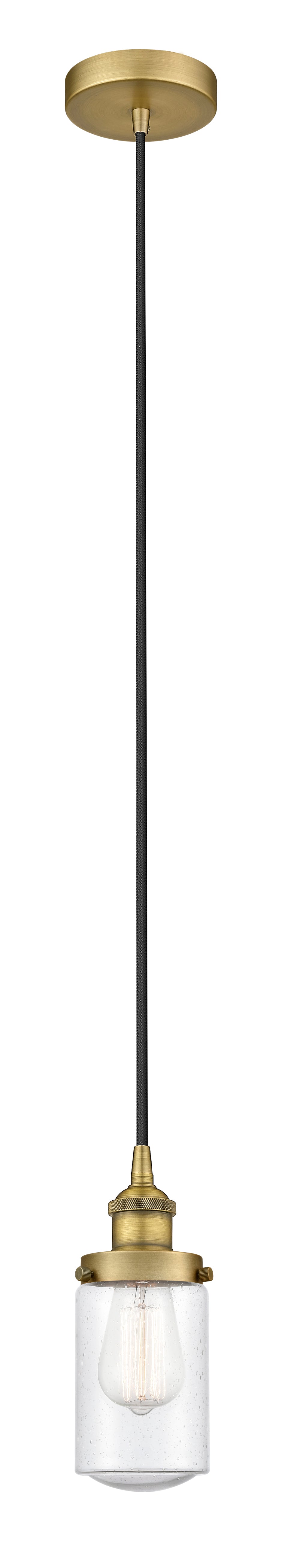 Edison Mini Pendant Antique Brass Finish