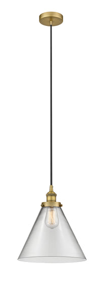 Edison Mini Pendant Cast Brass Antique