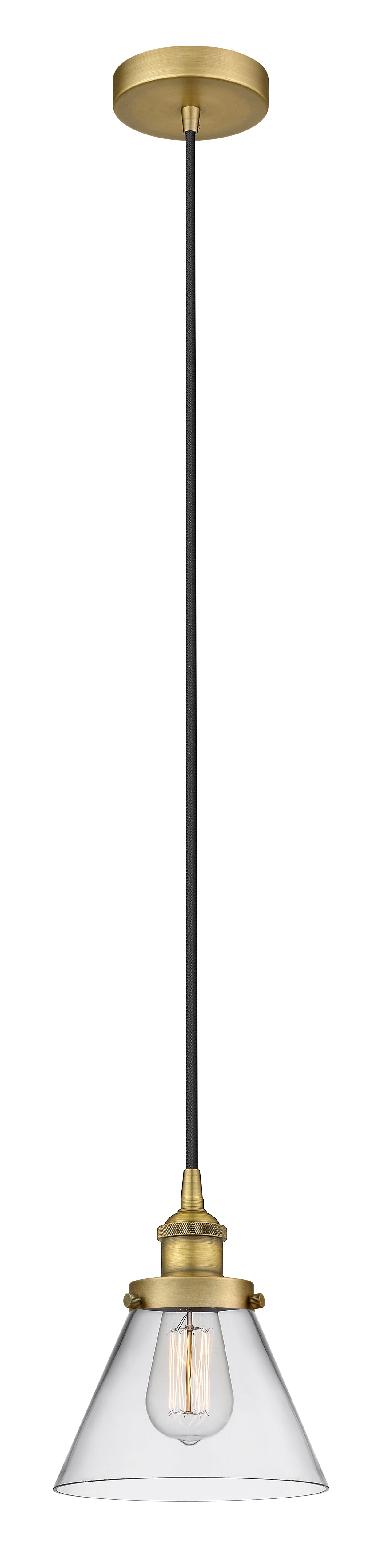 Edison Mini Pendant Antique Brass Finish