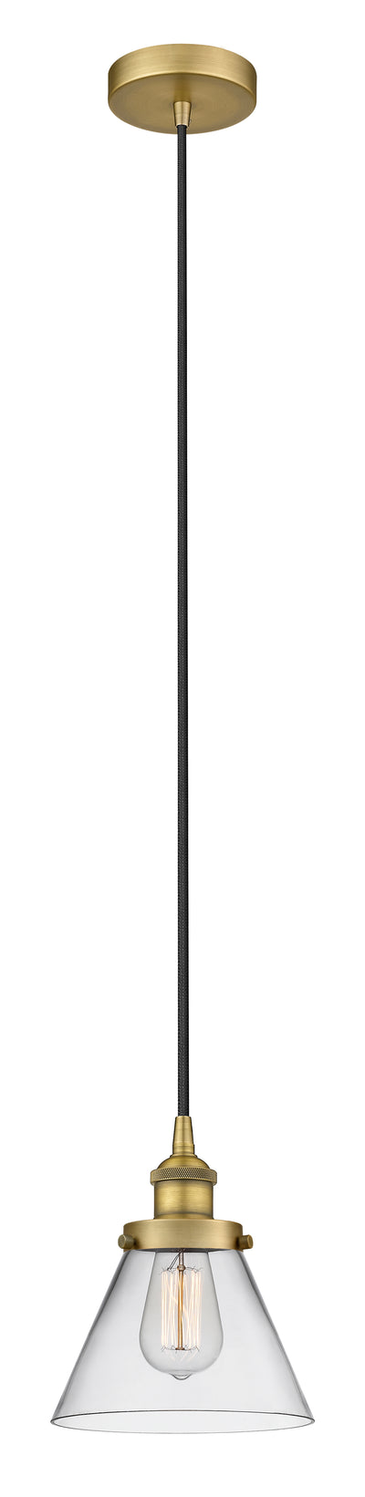 Edison Mini Pendant Antique Brass Finish