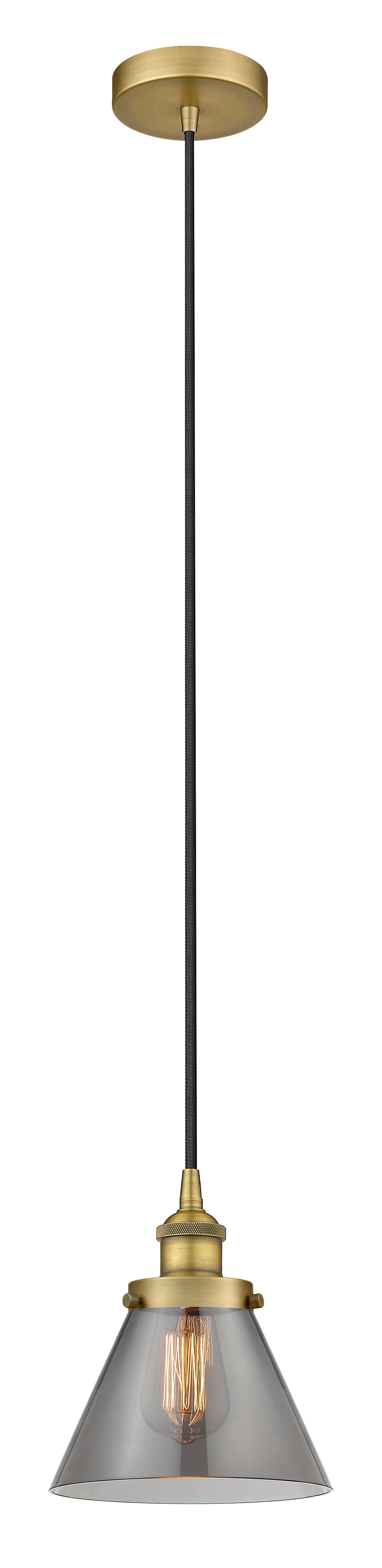 Edison Mini Pendant Antique Brass Finish