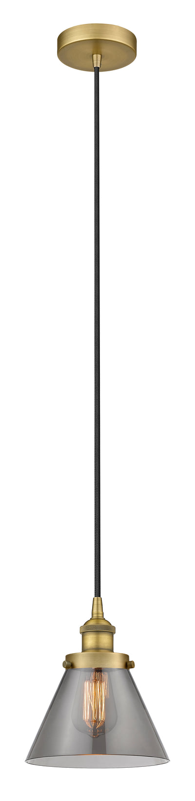 Edison Mini Pendant Antique Brass Finish