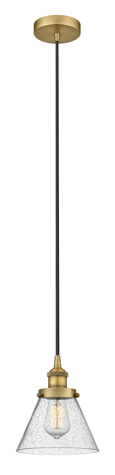 Edison Mini Pendant Antique Brass Finish
