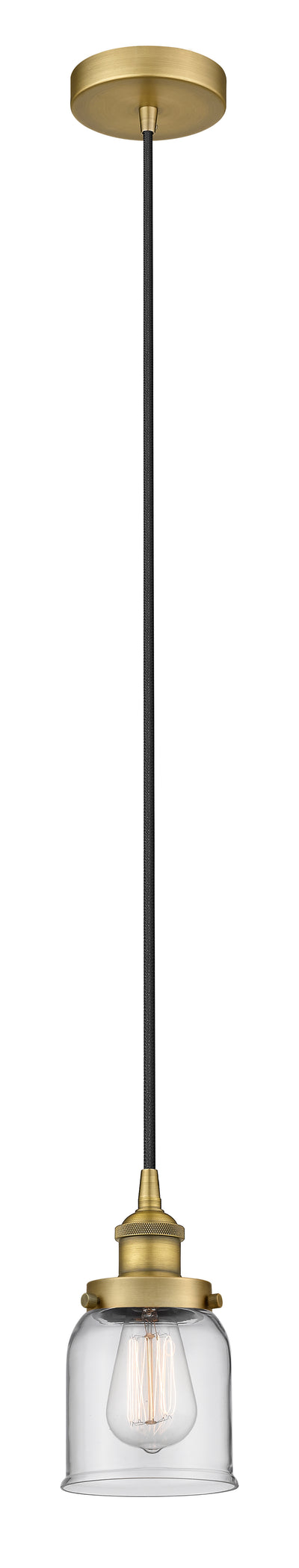 Edison Mini Pendant Antique Brass Finish