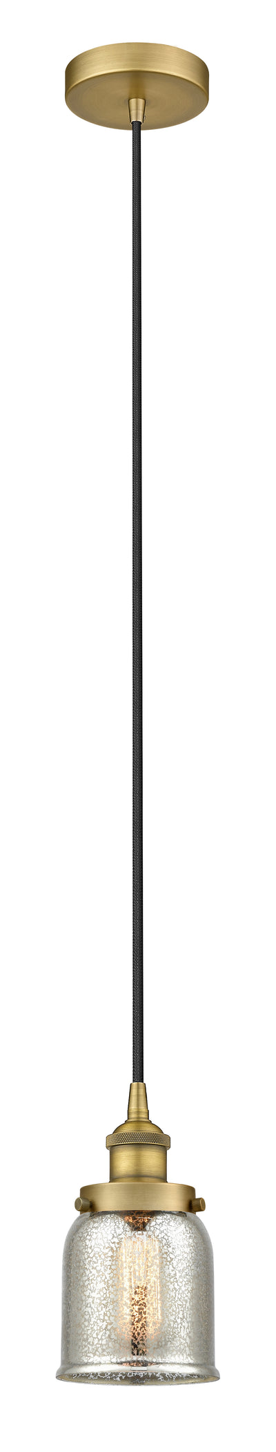 Edison Mini Pendant Antique Brass Finish