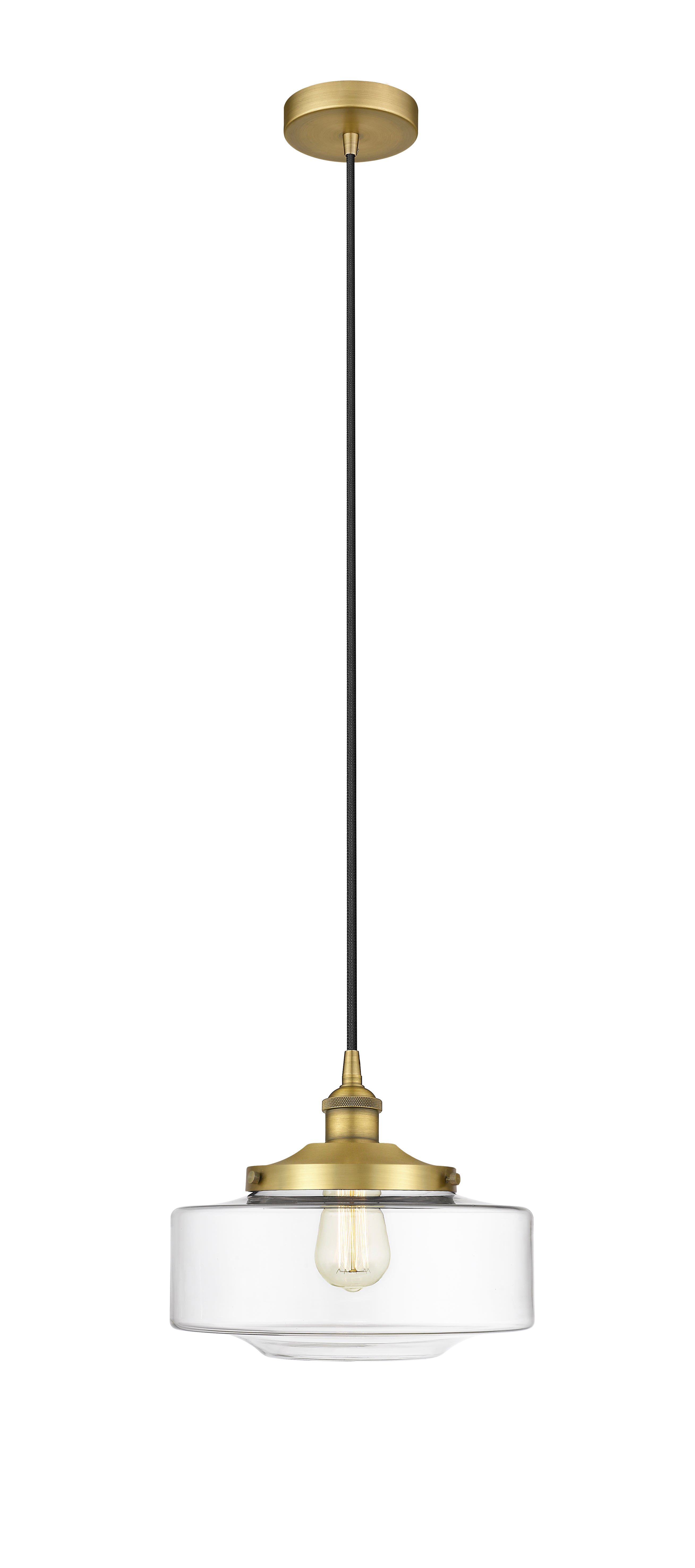 Edison Mini Pendant Antique Brass Finish