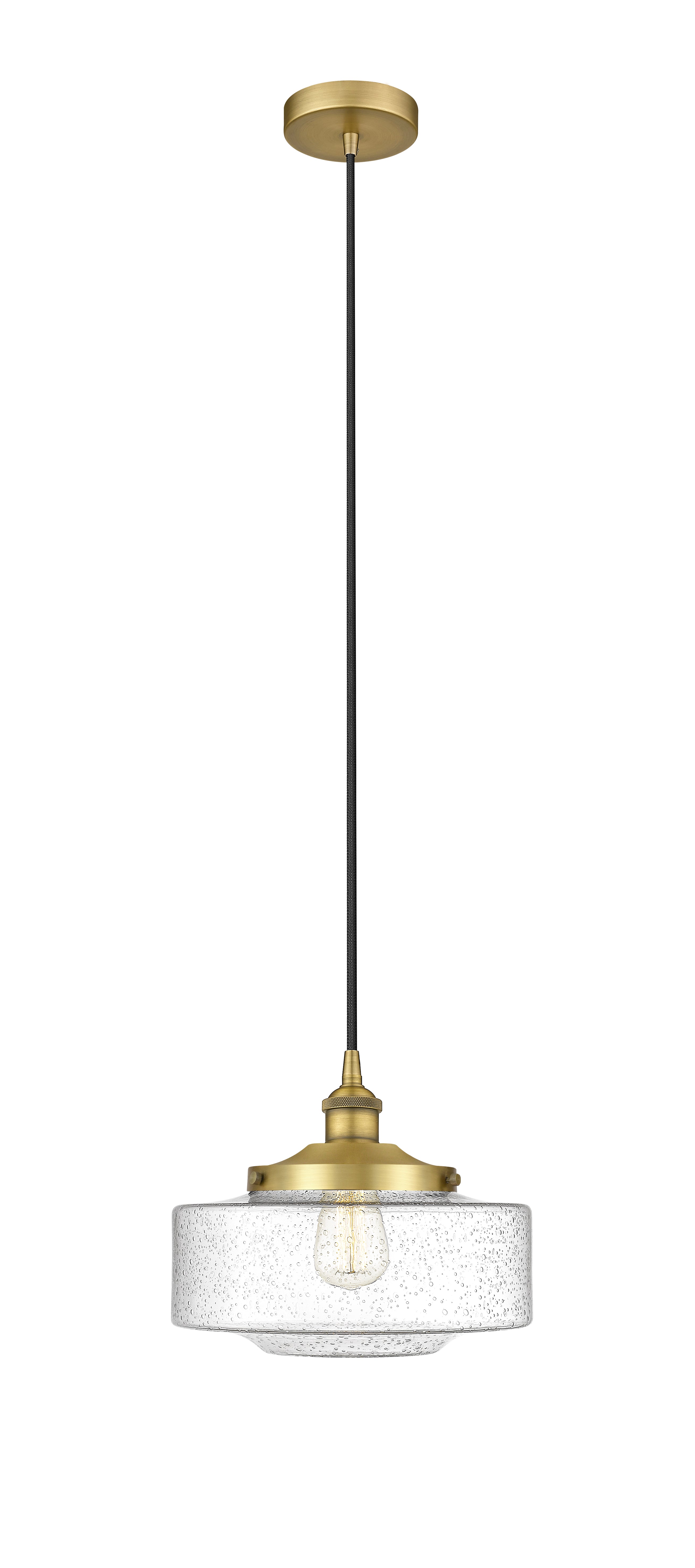 Edison Mini Pendant Antique Brass Finish