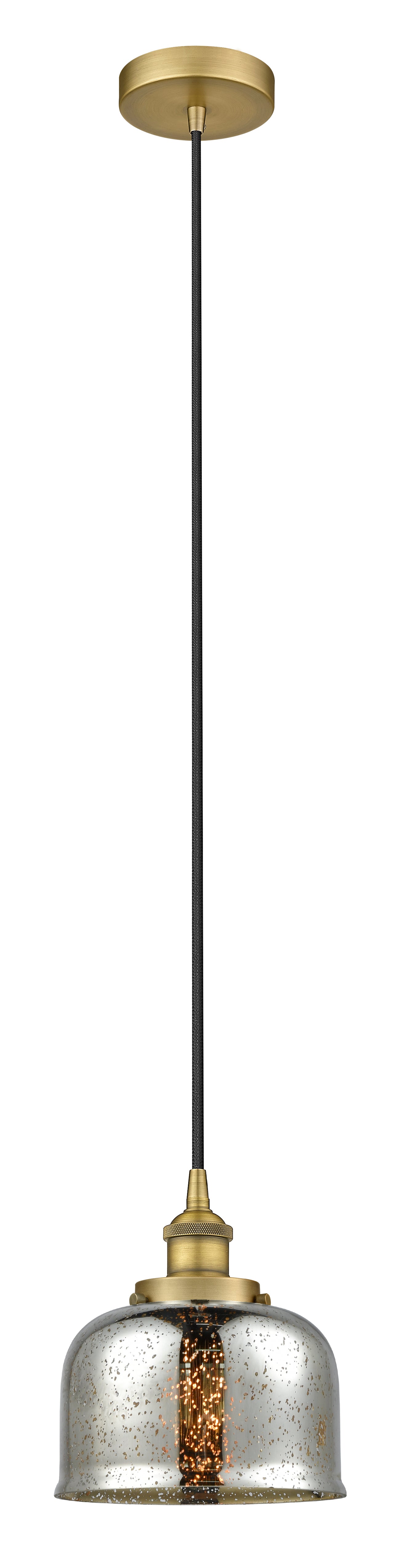 Edison Mini Pendant Antique Brass Steel