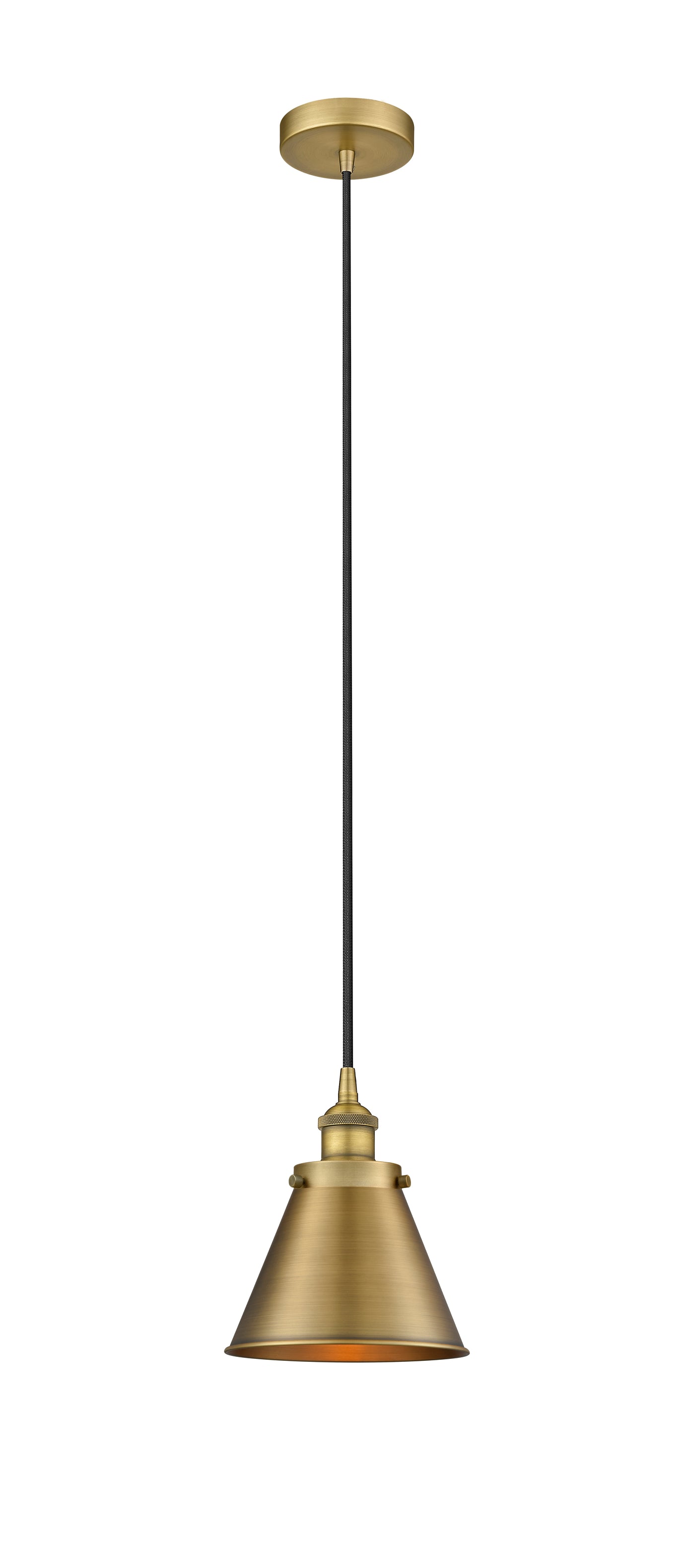 Edison Mini Pendant Antique Cast Brass