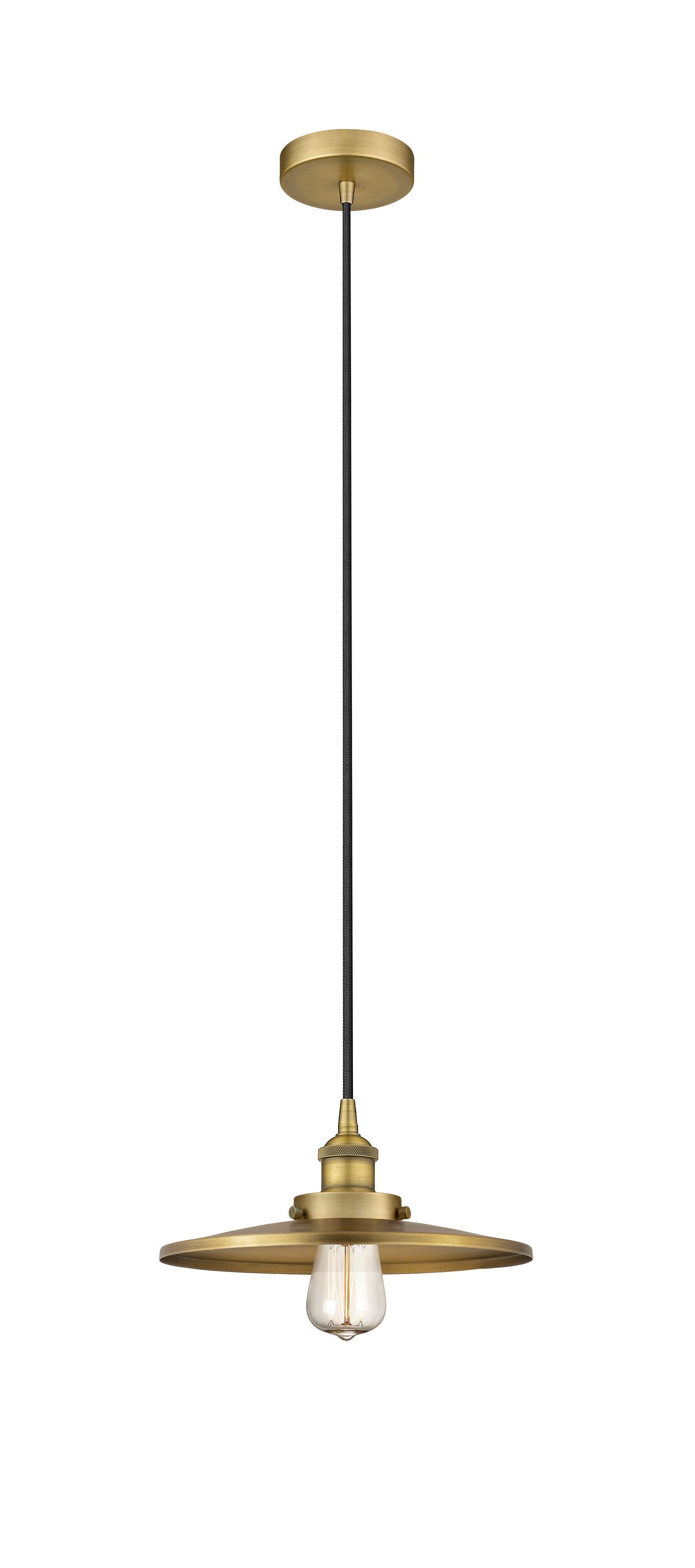 Edison Mini Pendant Antique Brass Cast