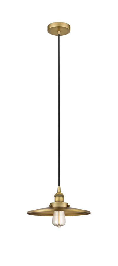 Edison Mini Pendant Antique Brass Cast