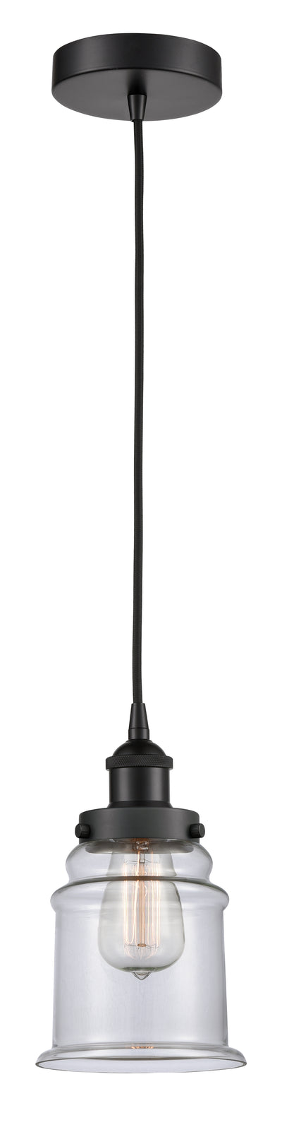 Edison Mini Pendant Antique Brass 6 Inch