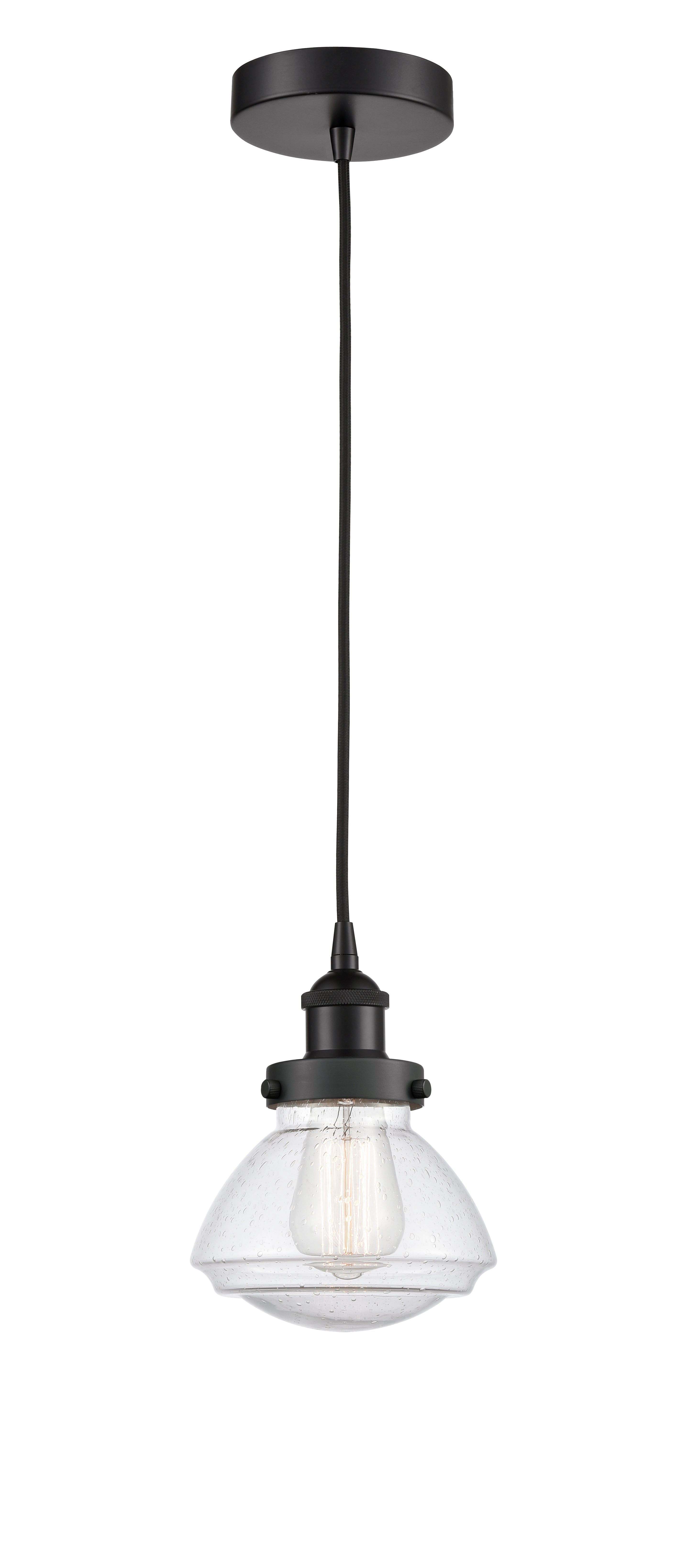 Edison Mini Pendant Antique Brass Cast