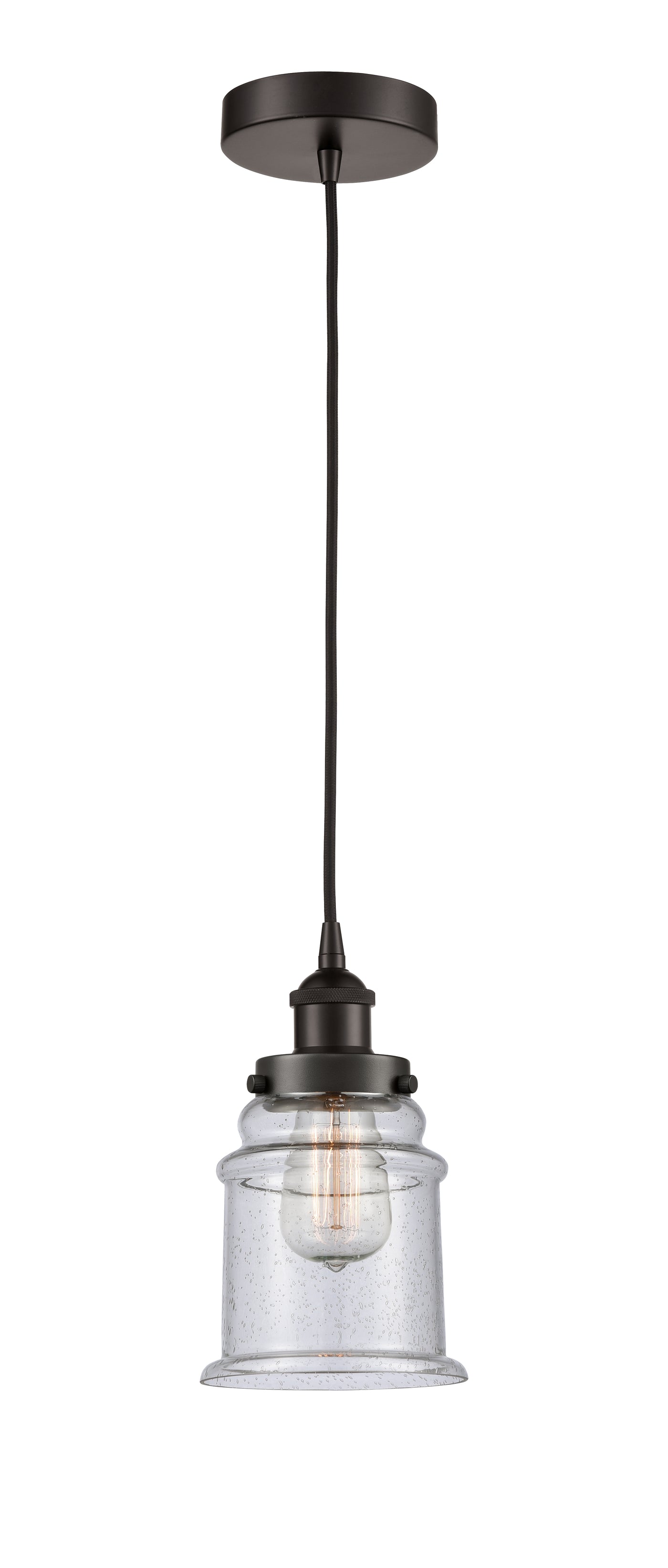 Edison Mini Pendant Antique Brass 6 Inch