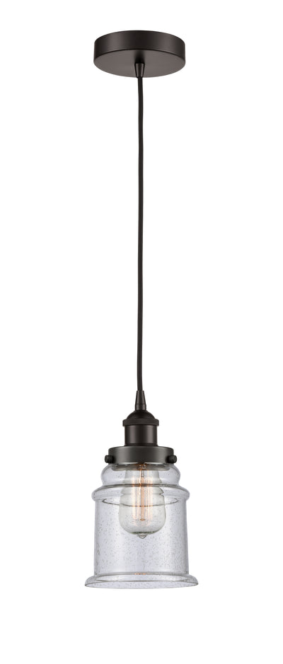 Edison Mini Pendant Antique Brass 6 Inch
