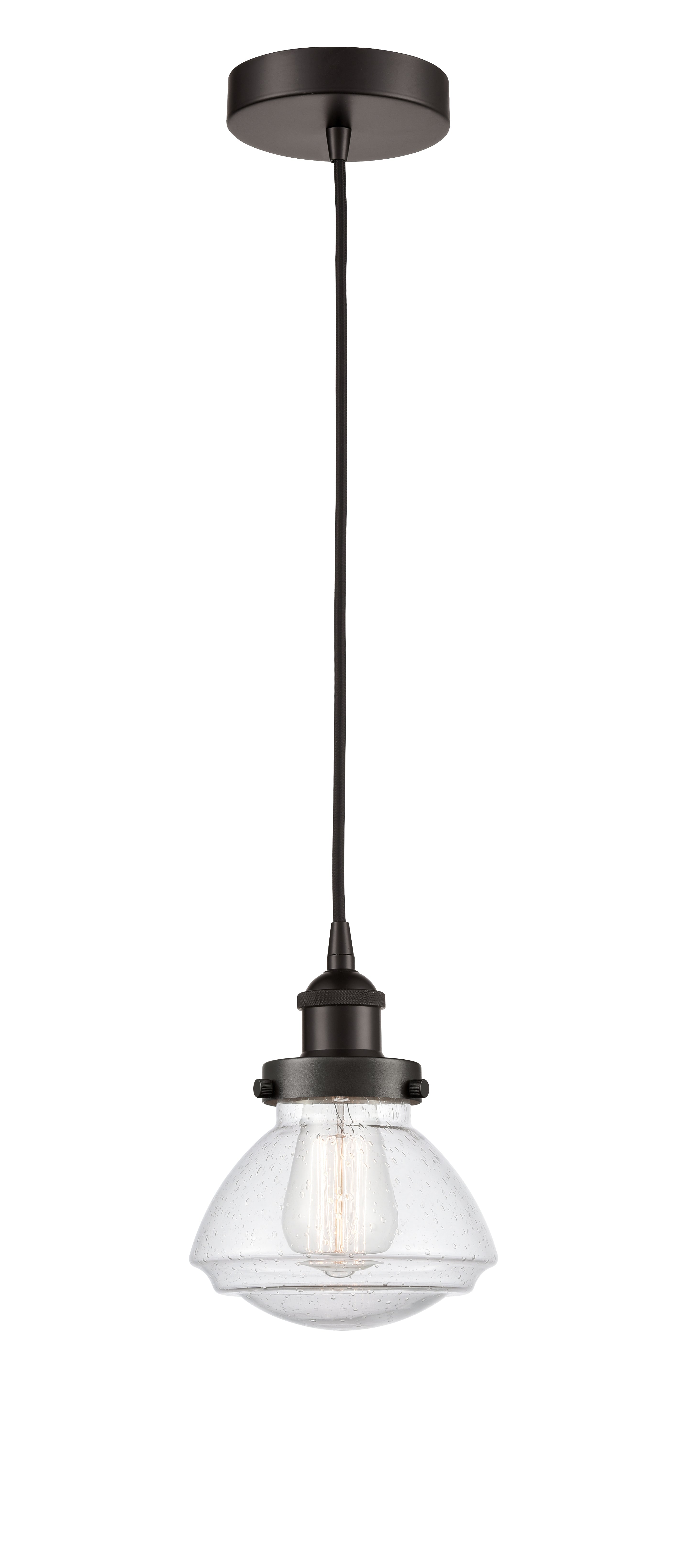 Edison Mini Pendant Antique Brass Finish