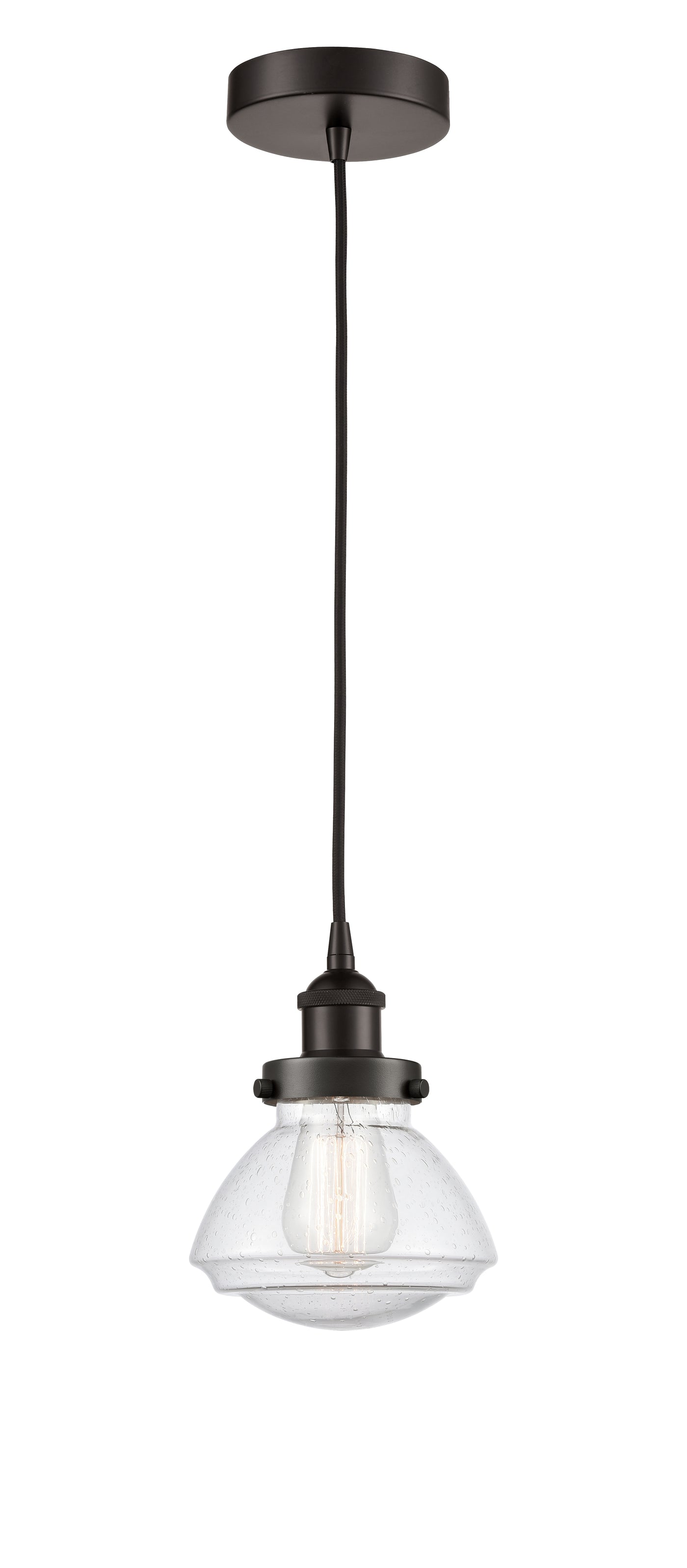 Edison Mini Pendant Antique Brass Cast