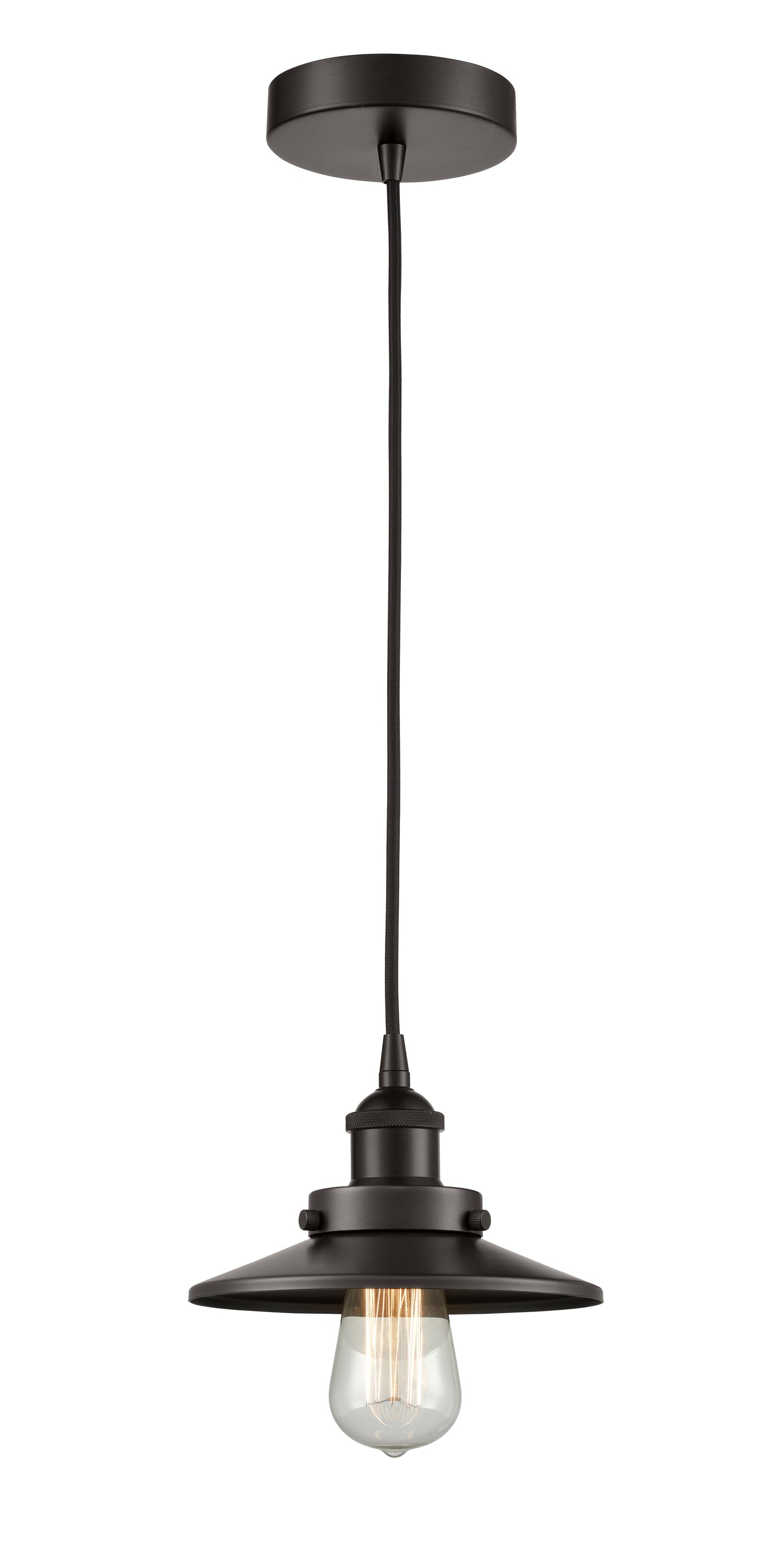 Edison Mini Pendant Matte Black Finish