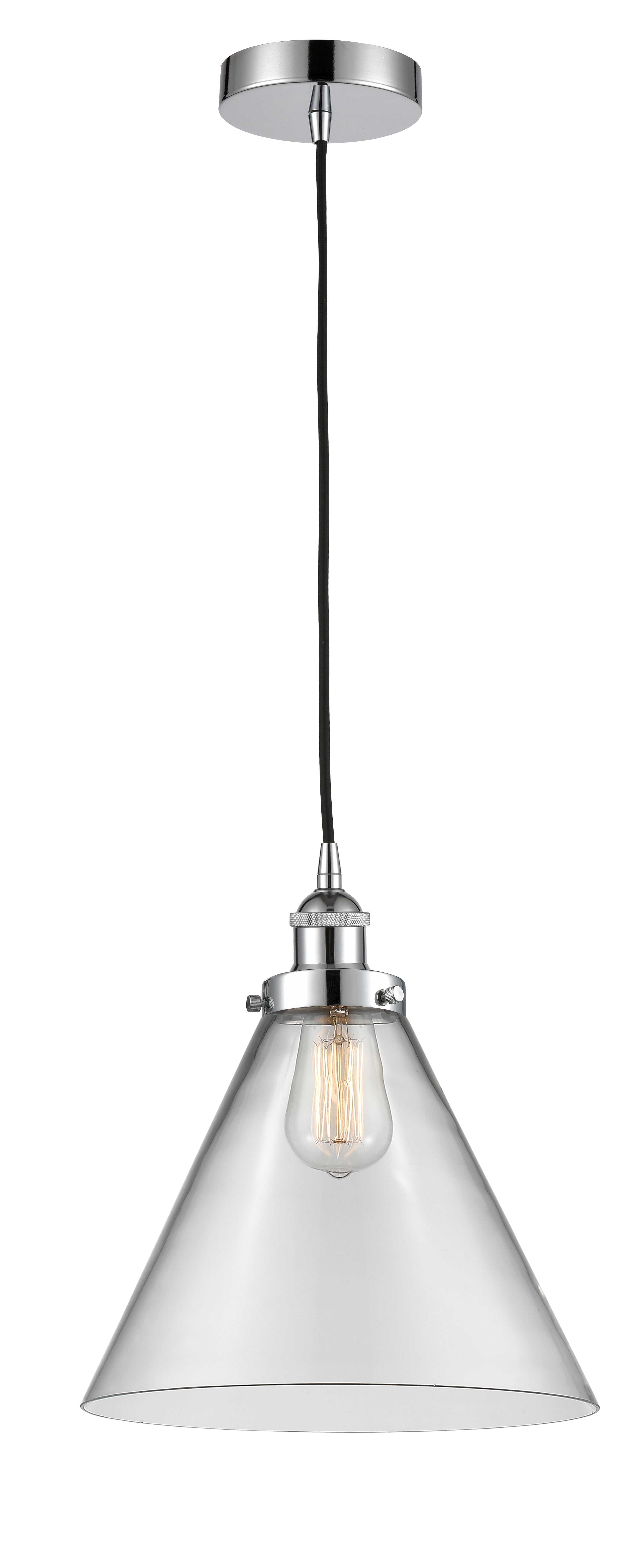 Edison Mini Pendant Cast Brass Antique